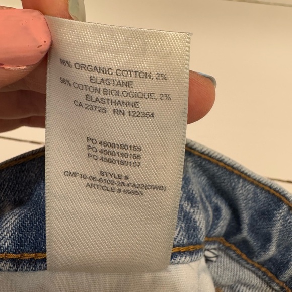 Denim Forum women’s jeans The Yoko High Rise Slim 28L size 27 - Picture 11 of 16